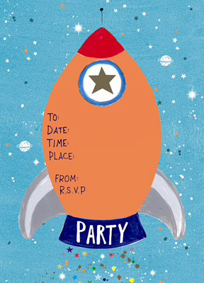 STATIONERY PARTY INVITE